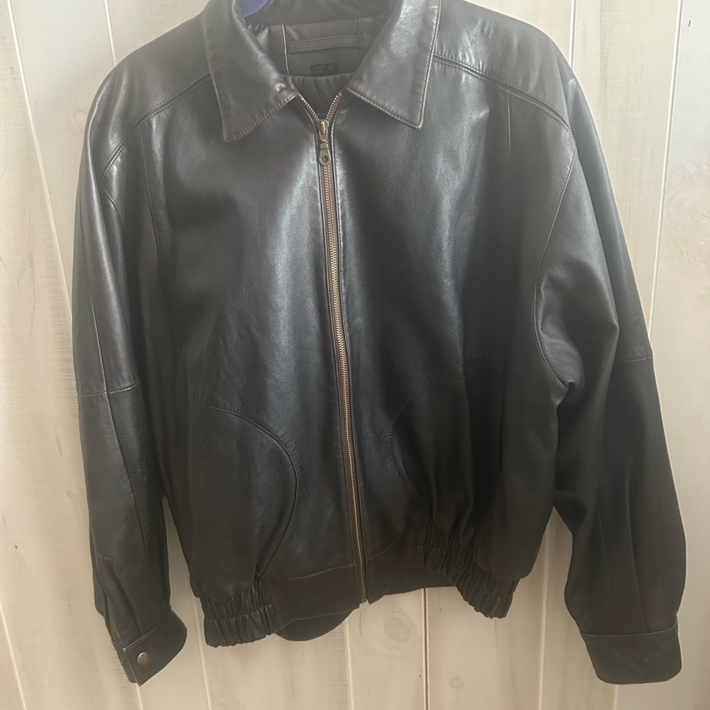Cypress Grove genuine leather jacket